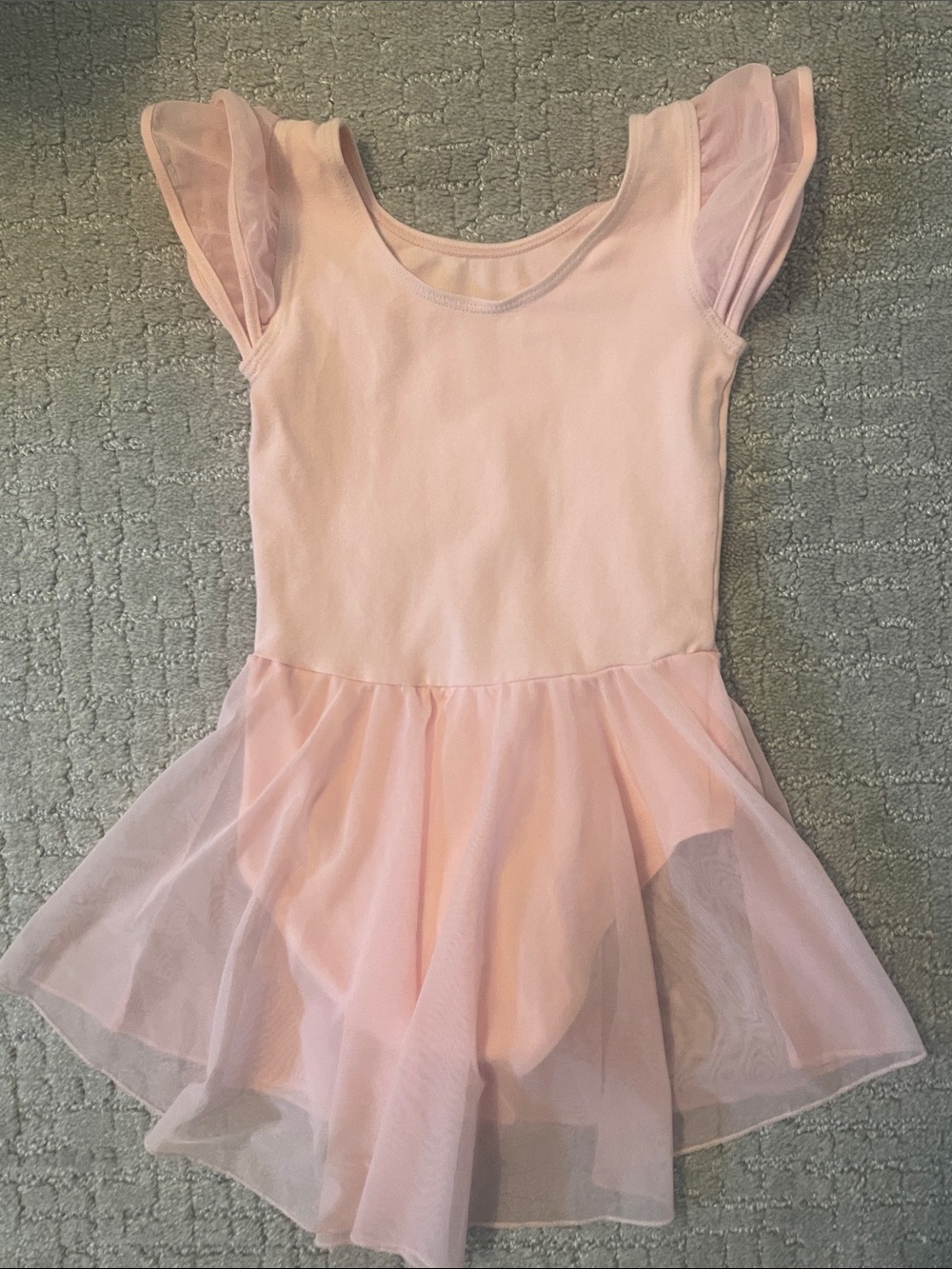 Kids Pink Gymnastics Tutu Dress